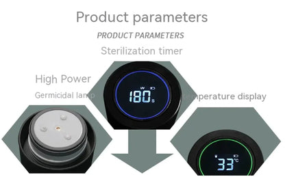 Smartflasken™ ProTemp UV – Selvrensende flaske med UV‑C og temperaturvisning