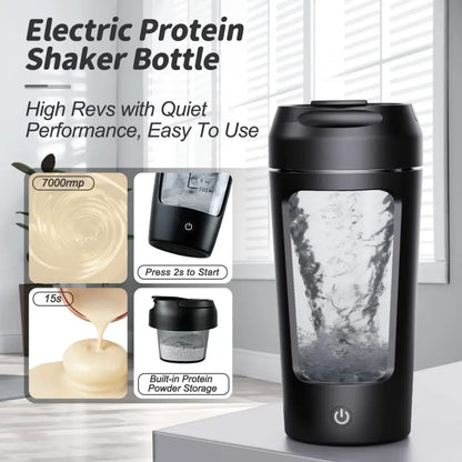 Smart elektrisk shakerflaske – perfekt blandet protein på sekunder