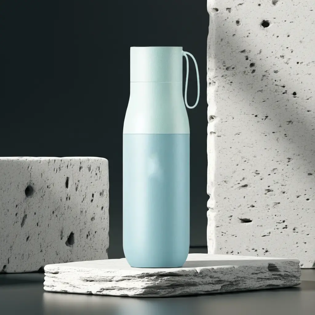 Visitoo smart termoflaske 500ml med LED temperaturdisplay rustfritt stål