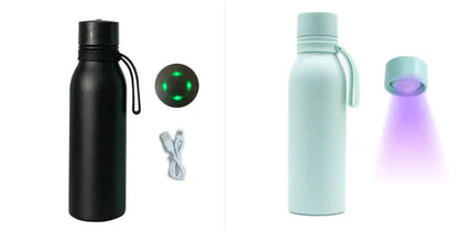 Smart UV Termoflaske 600 ml – Selvrensende vannflaske i rustfritt stål